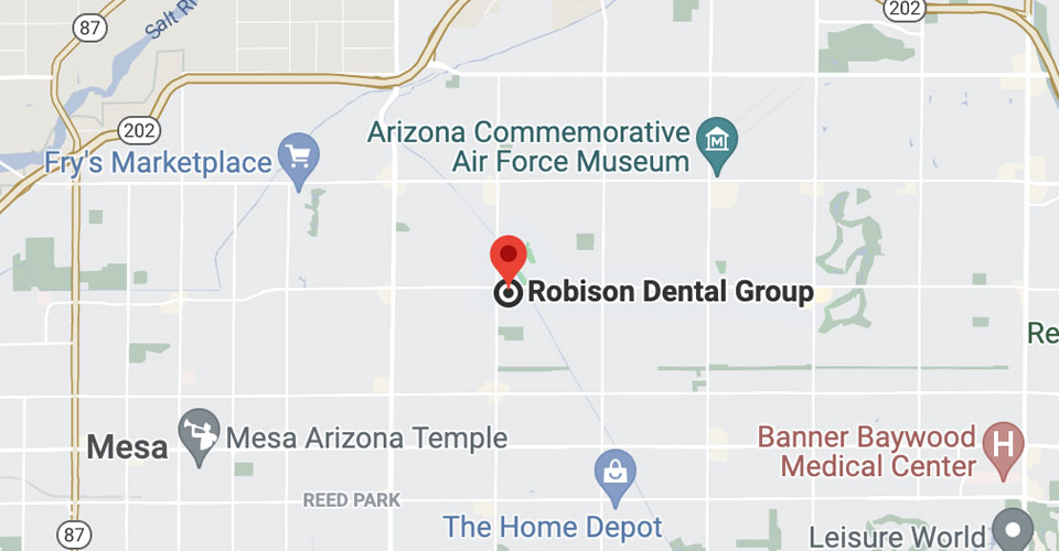 Directions to Robison Dental Group Mesa, AZ
